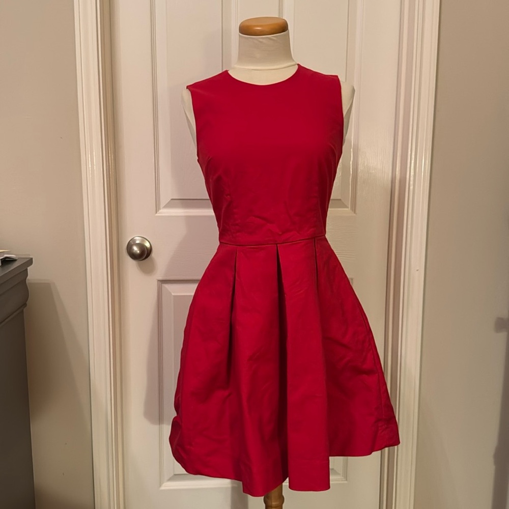 Gap Red Flare Dress Size 4